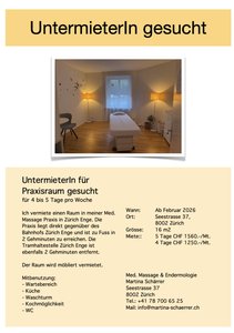 UntermieterIn für Praxisraum gesucht für 4 bis 5 Tage pro Woche - Image 2