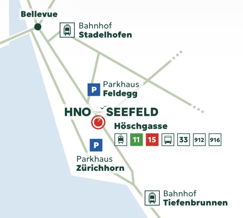 Praxisraum in moderner HNO-Praxis in Zürich Seefeld - Bild 1