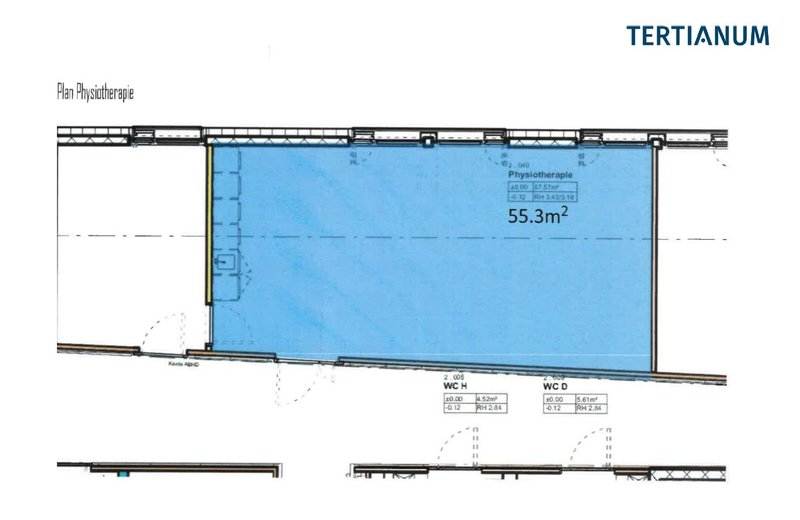 Attraktive, helle, teilweise möblierte Praxisfläche im modernen  Alters- und Pflegezentrum Tertianum Schönberg zu vermieten - Image 6