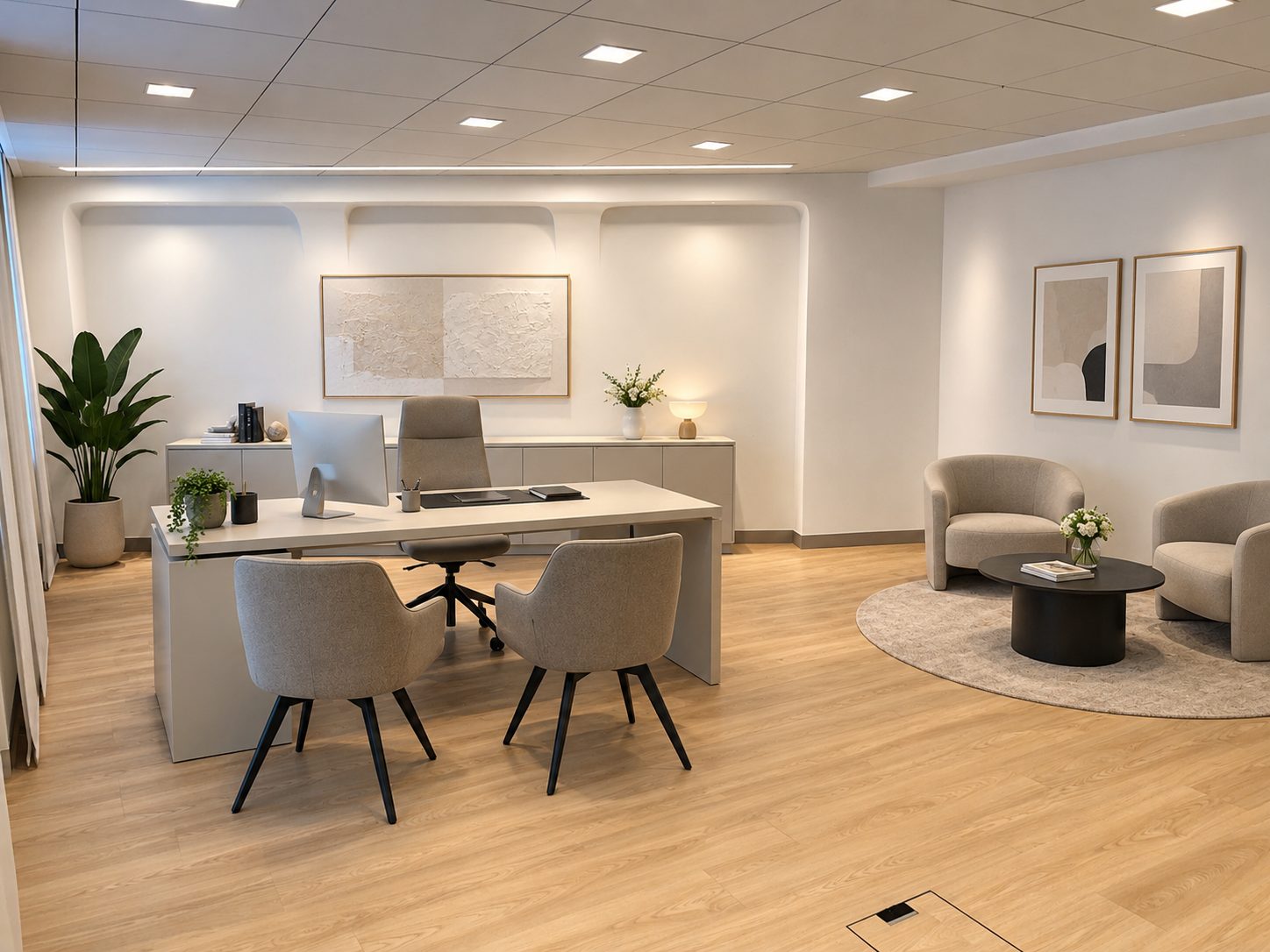 Neu renovierter Praxisraum, 32 m2 direkt am Löwenplatz - unmöbliert - Bild 1