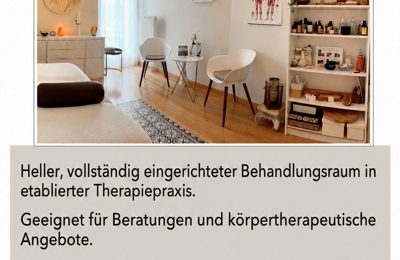 Therapieraum in Zürich zu vermieten – CHF 300.–/Monat - Image 1